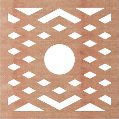 Chevron Ceiling Medallion