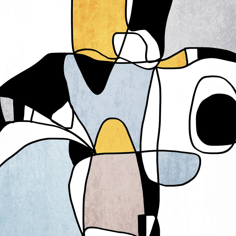 Dessin au trait abstrait Irena Orlov 14, H 30 po x l 30 po
