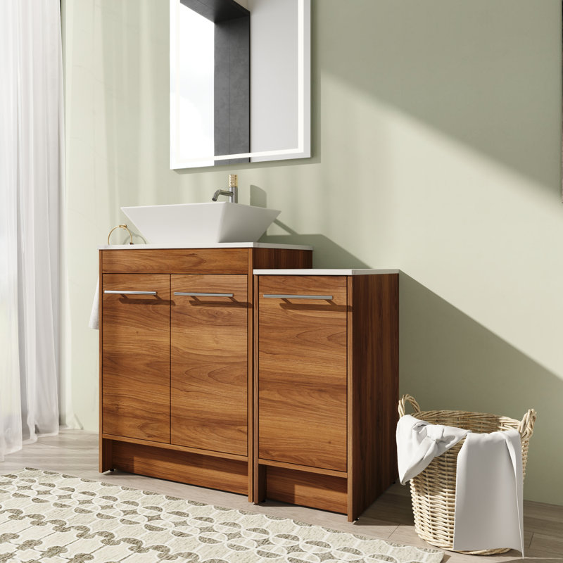 Meuble-lavabo simple 35,47 po avec comptoir
