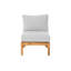 Huntington Teak Outdoor Armless Club Chair-210587384