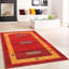 Canvello Silkroad Gabbeh Red And Yellow Rugs - 4' X 6'2"