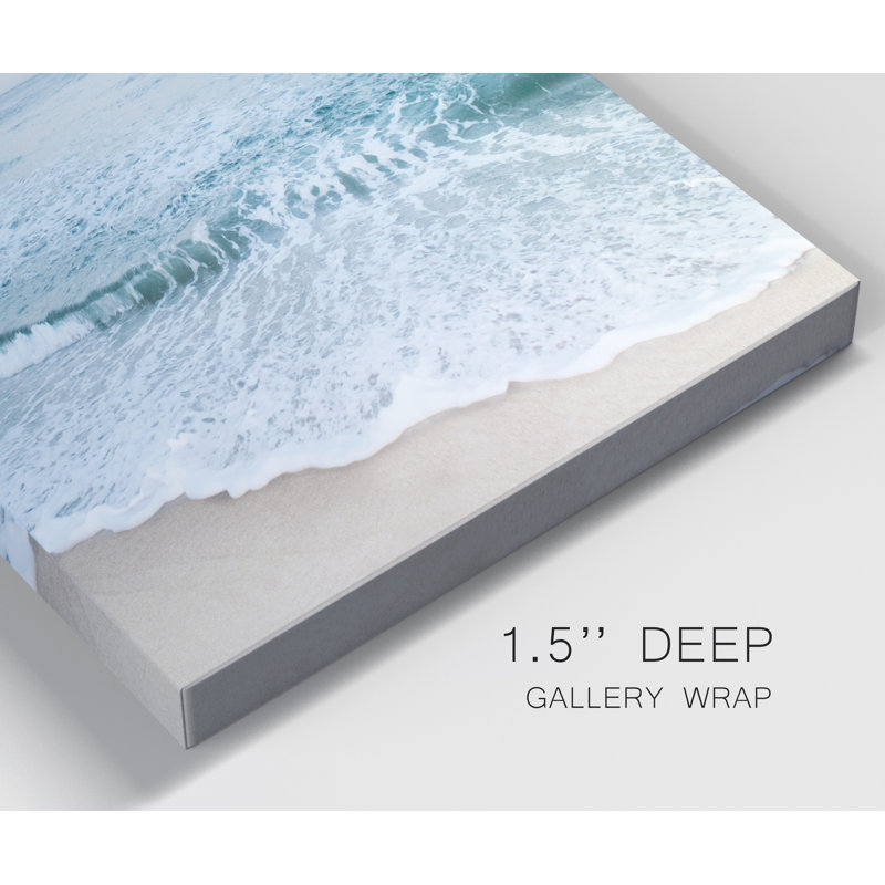 Tranquil Ocean II - reproduction de photo sur toile tendue, H 27 po x l 18 po x P 1 po