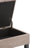 Saxon 43"W Linen Look Transitional Storage Ottoman Bench with Tufted Lift-Top and Open Bottom Shelf-572715352-546802049