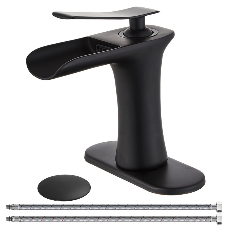 Mounting / Installation Required -handle Bathroom Faucet with Drain Assembly