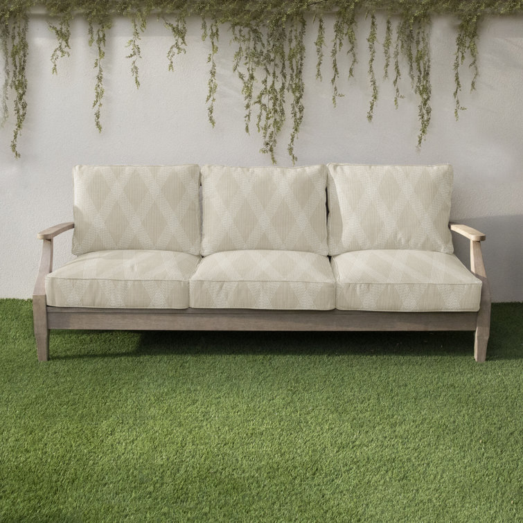 Fenna Indoor/Outdoor Seat/Back Cushion Sofa Set Birch Lane Size: 22.5 H x 67.5 W x 22.5 D