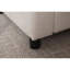 Lit de bébé 2 en 1 beige, canapé modulaire rembourré 81,5 po, matelas confortable en mousse à mémoire de forme de 3,35 po, tissu, cadre pour petit décor beige, cadre, appartement-1240769577-1240769578