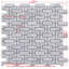 Carreau de mosaïque 12 po x 12 po