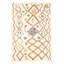 Tapis marocain crème unique en laine noué à la main de style années 2010 de 6 pi 1 po x 8 pi 10 po Aljona