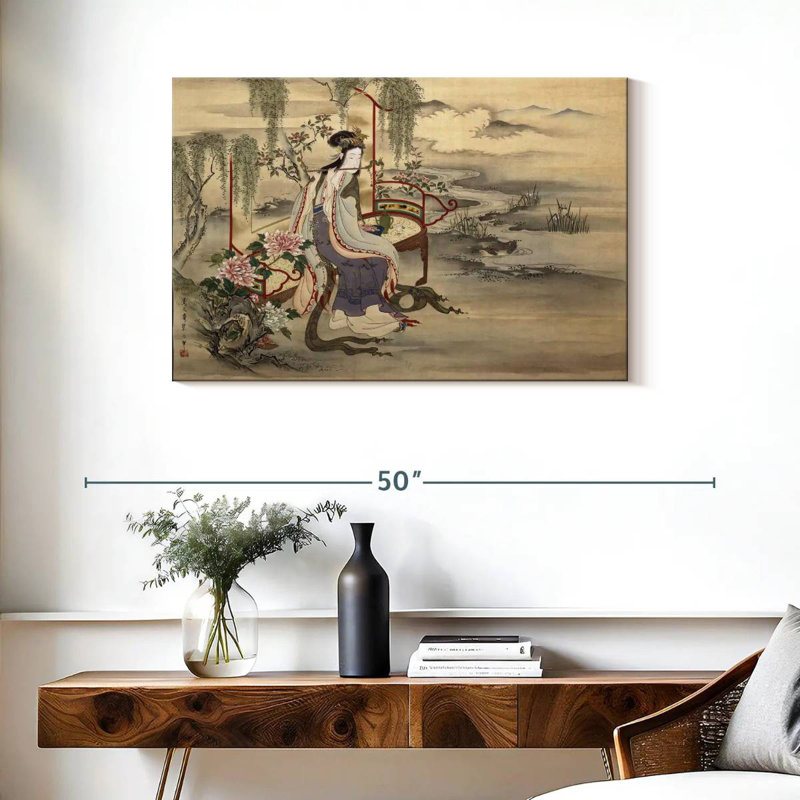 Leisha, la beauté chinoise, Yang Guifei, H 24 po x l 36 po