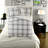 Cozy Faux Fur Bedding Sets, Polyester Comforter With Plaid Style For Home