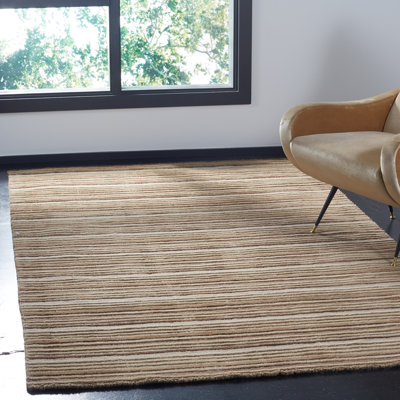 Frederica Hand Loomed Wool Striped Rug