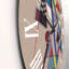 Horloge murale moderne Compositions géométriques colorées III-60328934