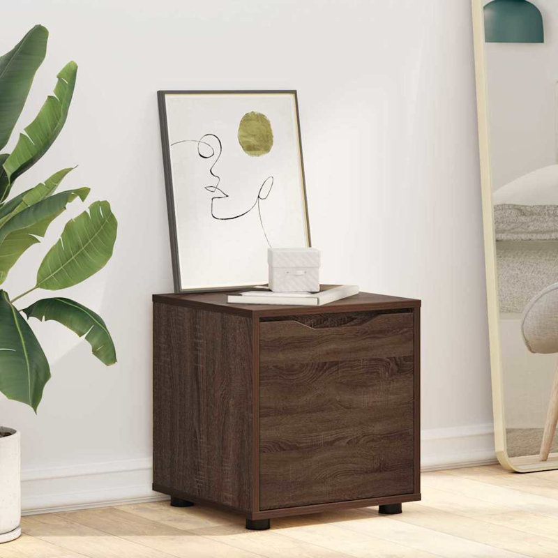 Bathroom Cabinet, Brown Oak