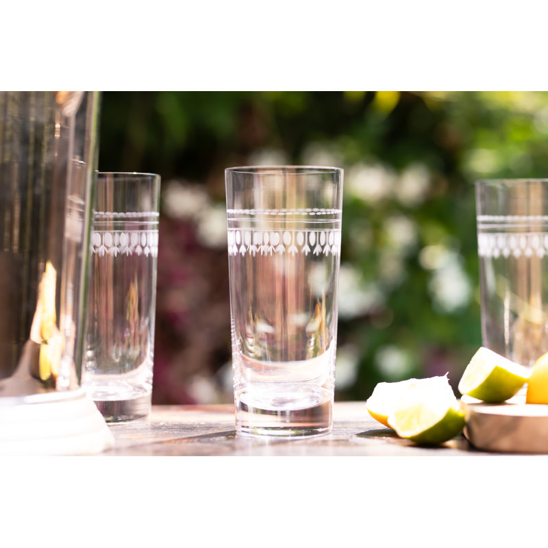Handmade Crystal Highball Glass