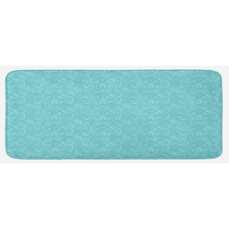 Coastal Synthetic Kitchen Mat