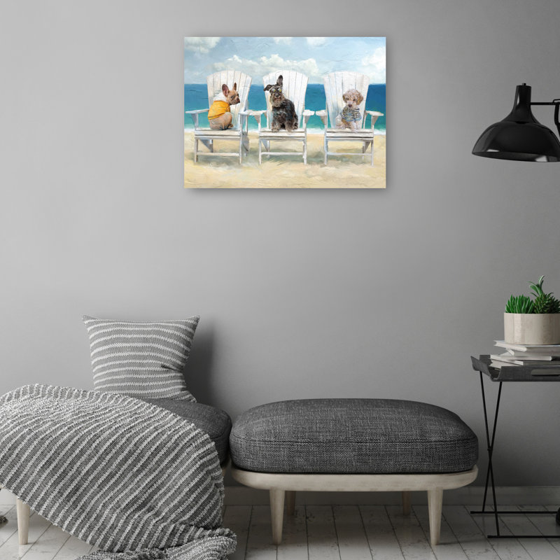Beach Babes by Studio Arts Canvas Art Print, 11" H x 14" W