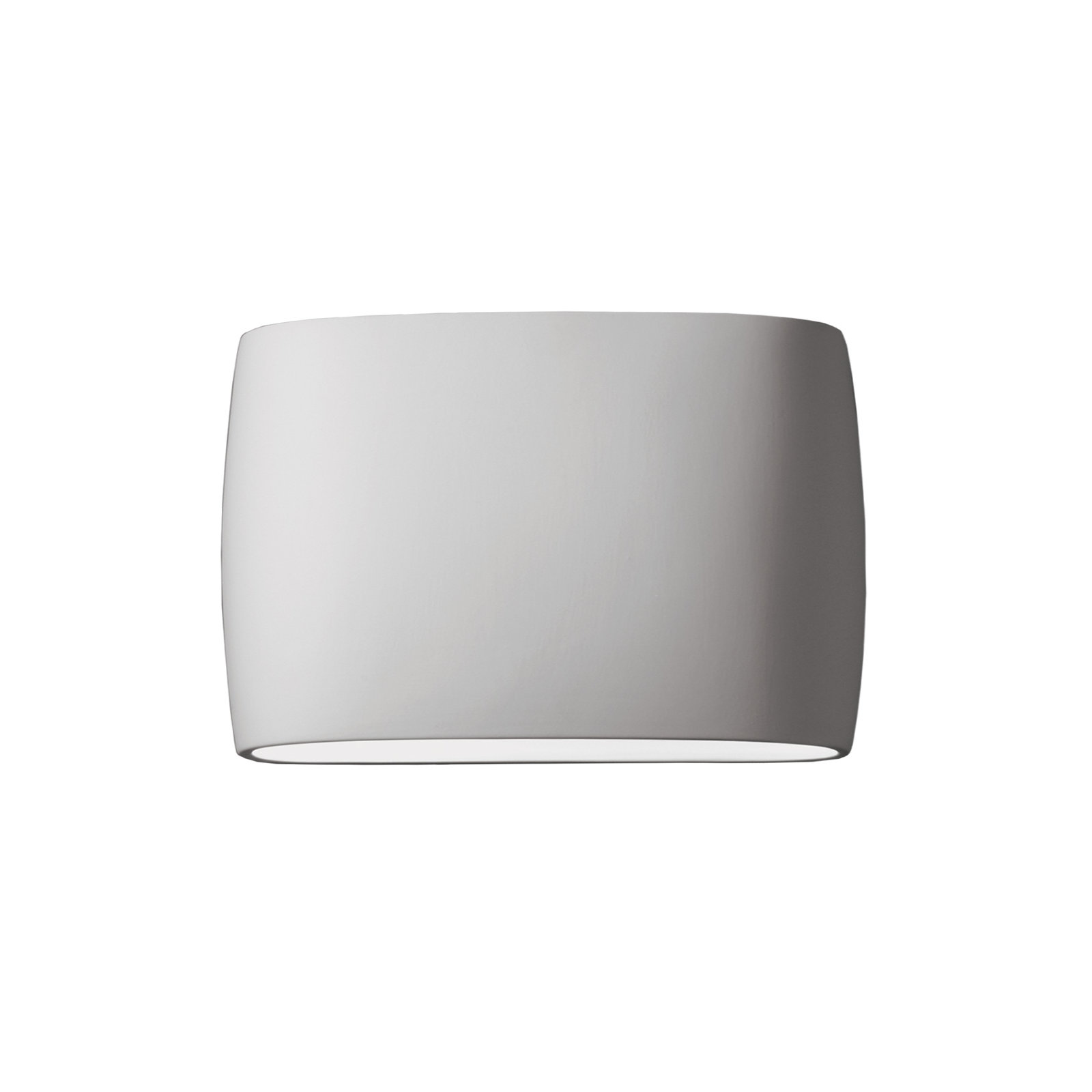 Logan Outdoor Ceramic Wall Light, 9.75" H x 16" W x 4" D, Bisque, Incandescent