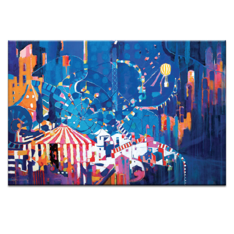 Time Of Your Life by Catherine Fitzgerald - Print on Canvas, 102cm H x 152cm W x 3.8cm D