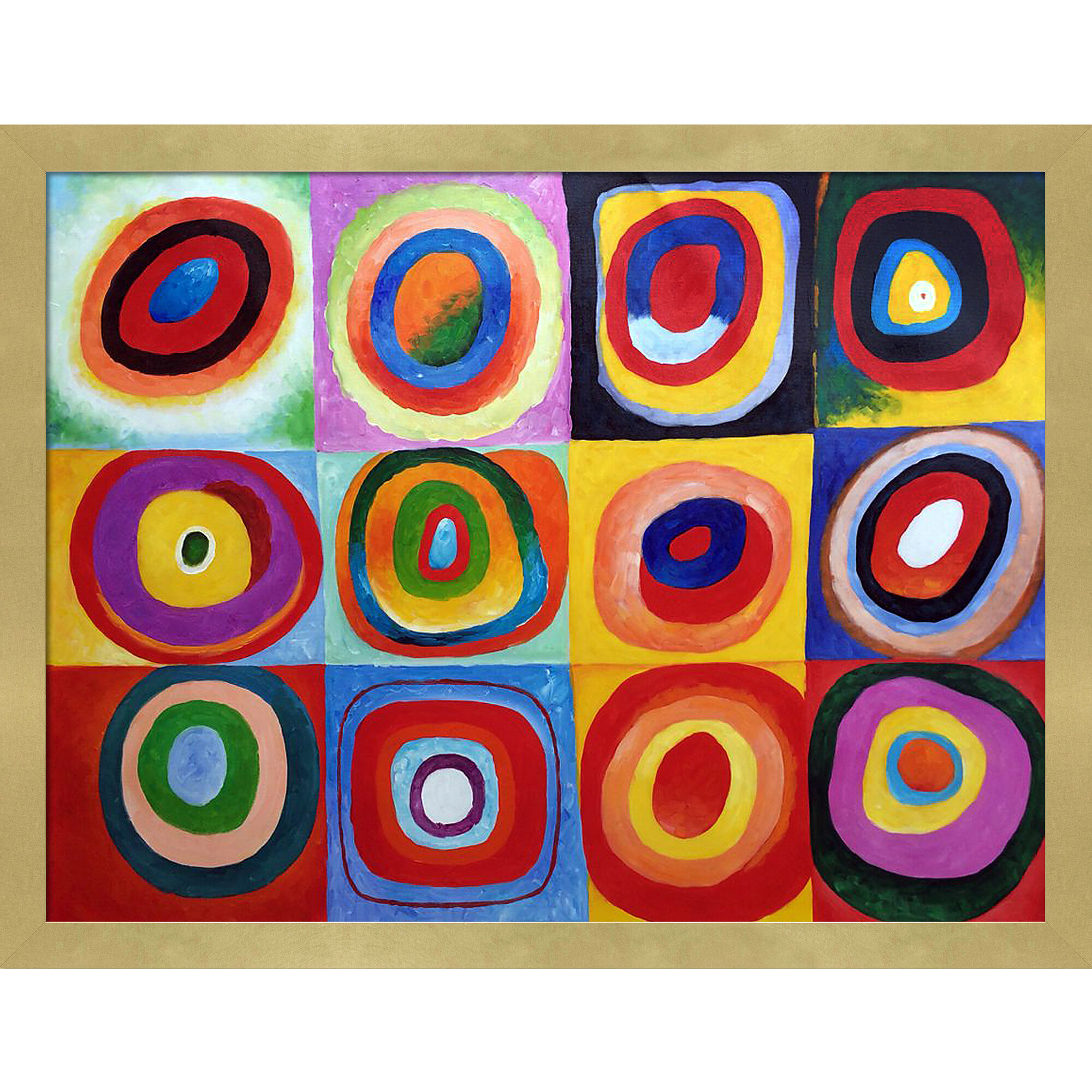 Abstract Paintings Custom Oil Painting - Wassily Kandinsky - Large