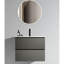 Unité de meuble-lavabo mural 24 po, lavabo en céramique gris sidéral, design moderne, rangement abondant, système de tiroir silencieux de 24 po gris, lavabo, tiroirs silencieux-84594115