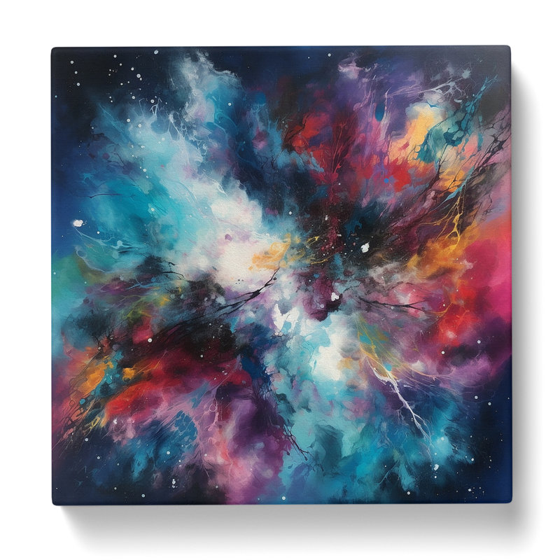 Galaxy Abstract No.3 - Wrapped Canvas, 50cm H x 50cm W x 3cm D