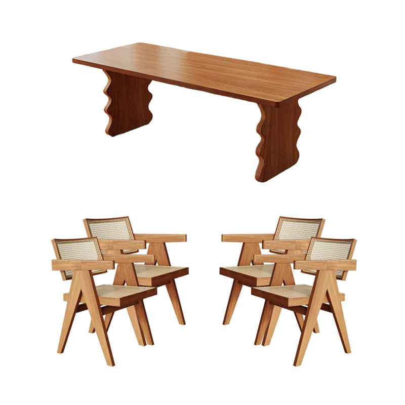 Ensemble de salle à manger rectangulaire, H 29,53 po x L 62,99 po x l 27,56 po