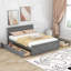 Lit plateforme avec tiroirs de rangement et pieds de soutien Avelina-419958715-437698303