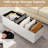 Faux Leather Ottoman