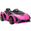 Voiture sous licence Lamborghini SIAN pour enfants, voiture électrique par TOBBI, jouet pour tout-petits à 4 roues alimenté par batterie avec télécommande / ceinture de sécurité / klaxon et lumières DEL pour enfants de 1 à 6 ans - rose-61744980