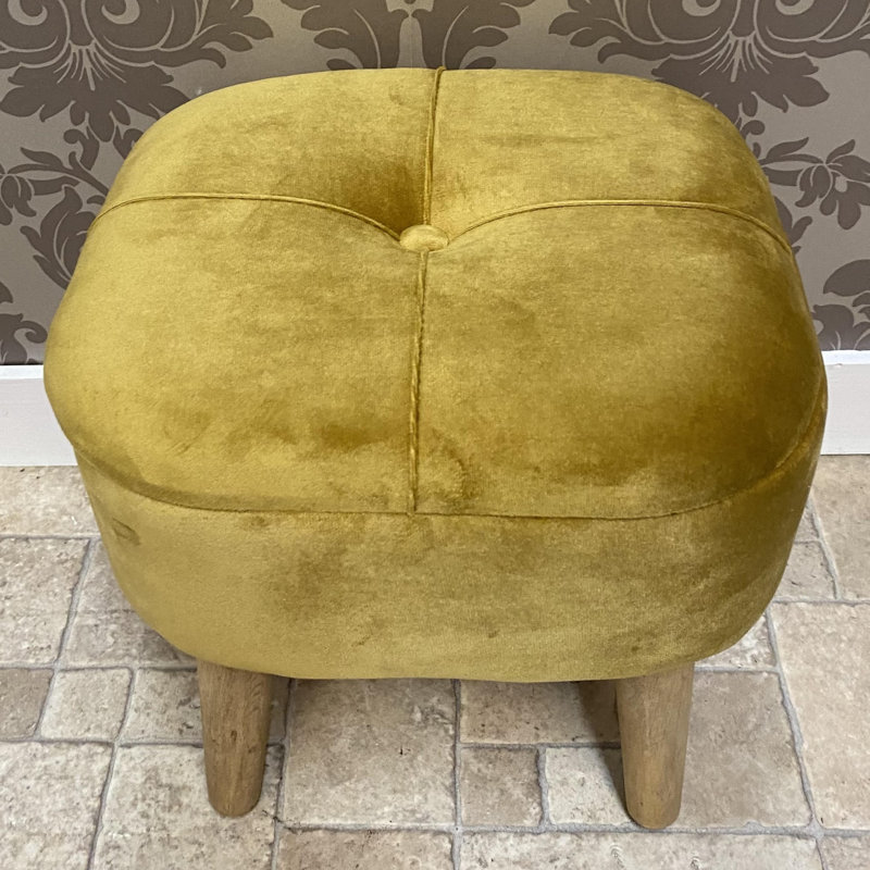 Gershwin Footstool, Yellow