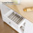 Kitchen Island Cart with Wine Rack, Tilt-Out Trash Cabinet, Adjustable Shelf, for Kitchen, Laundry Room, Dining Room