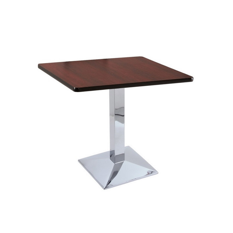 Dining Table, Chrome, 30" H x 30" L x 30" W
