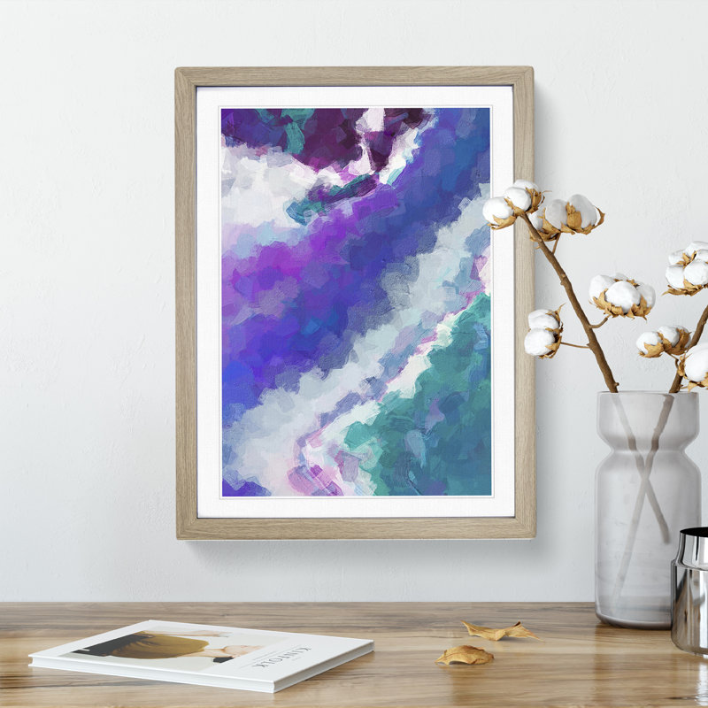 Northern Whispers - Framed Print, 34cm H x 25cm W x 2cm D, Oak