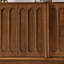 Buffet Mid-Century avec cannelures avec tablettes réglables et portes coulissantes-129162986