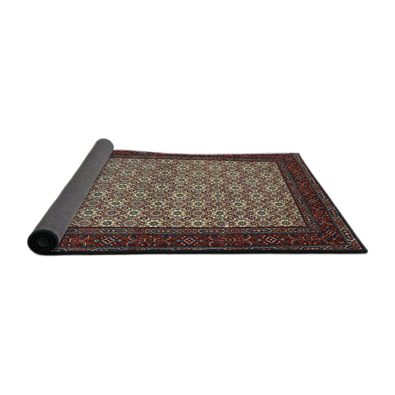 Tapis traditionnel rouge / beige Destany, Rond 3 pi