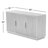 Carmelita 3 Door Reeded Sideboard-458926447