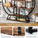 403.86cm H x 381cm W Metal Geometric Bookcase