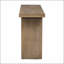 Console en placage de frêne de conception unique, de style simple et moderne, avec un plateau de table astucieux, convenant à un vestibule, un couloir, un salon, un vestibule-1133390037