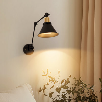 Industrial Swing Arm Wall Sconce 2-Pack