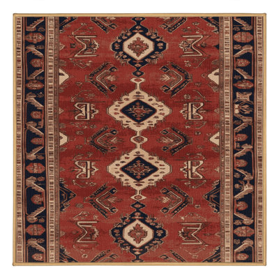Tapis brun lavable à la machine