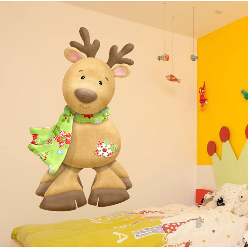 Animals Wall Decal, 78" H x 46" W