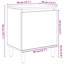 Bedside Cabinet 40 X 30 X 50 Cm Engineered Wood-84826602