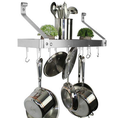 Handcrafted Wall Mounted Pot Rack