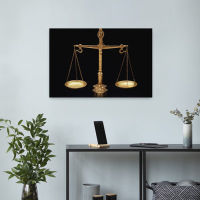 Balances de la justice, art abstrait contemporain