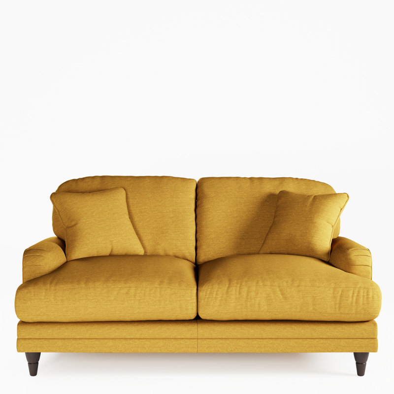 Adaku 2 Seater Sofa, Burnished Beech, Sunburst