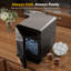 Ice Ball Maker Machine with Ice Tong & Self-Cleaning, 144 Pcs/24h, 260w Sphere Ice Maker for Home/Bar/Party,Black