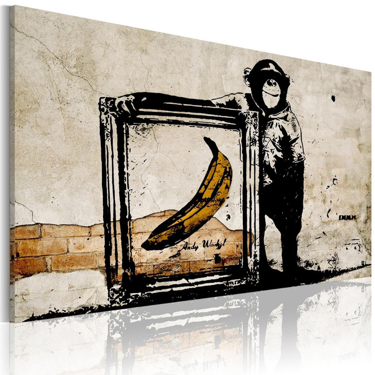 Banksy Prints | Banksy Canvas Art | Banksy Prints for Sale | Graffiti  Canvas Art | DJ Monkey Graffiti Reproduction