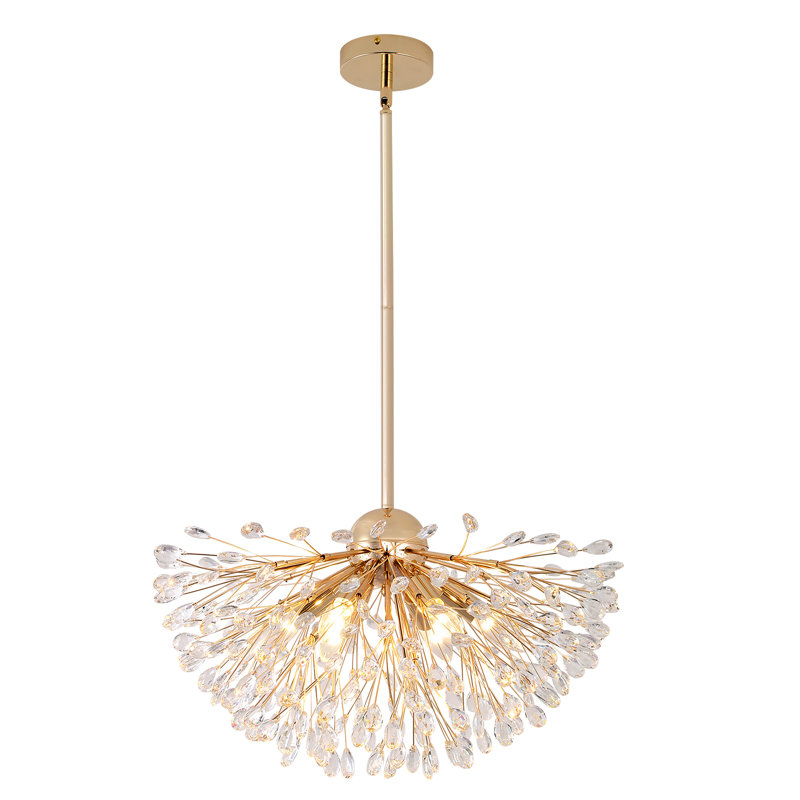 6-light Modern Luxury Crystal Chandelier