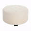 Upholstered Round Ottoman-664613113