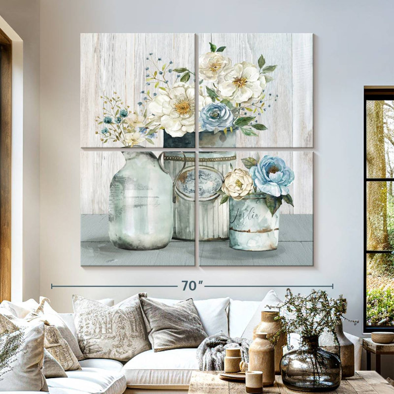 Harnek French Garden Flowers II, H 57 po x l 57 po